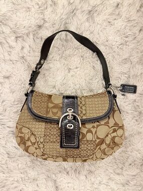Coach SoHo Signature Patchwork Bag - Brown